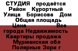 СТУДИЯ - продаётся › Район ­ Курортный › Улица ­ Борисова › Дом ­ 8 › Общая площадь ­ 19 › Цена ­ 1 900 000 - Все города Недвижимость » Квартиры продажа   . Мурманская обл.,Полярные Зори г.